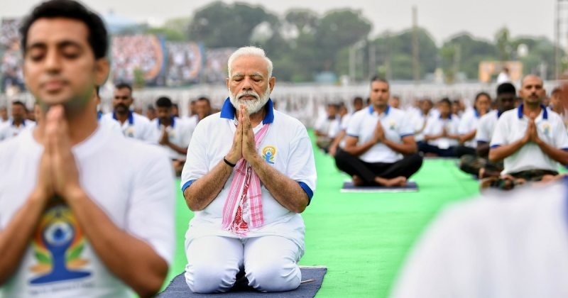 Modi yoga day speech