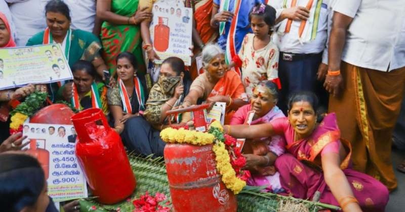 Gas cylinder price hike issue