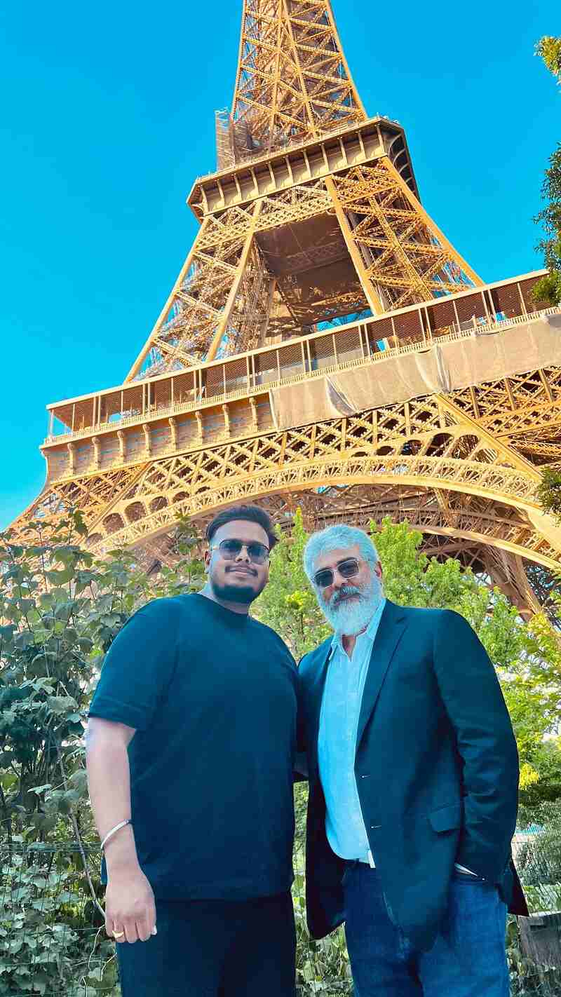 Ajith dinner with family friends paris