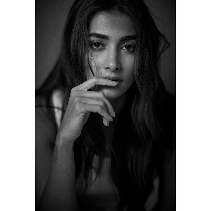 Pooja hegde in white series photography