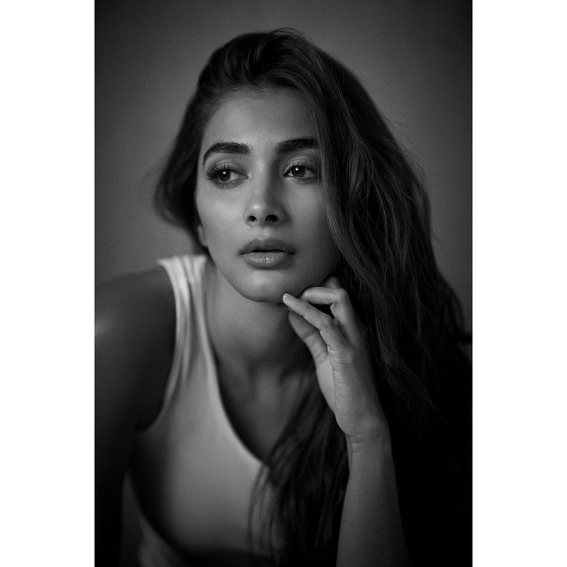 Pooja hegde in white series photography