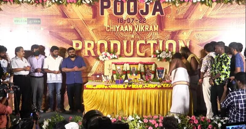 Chiyaan 61 shooting begins today with pooja