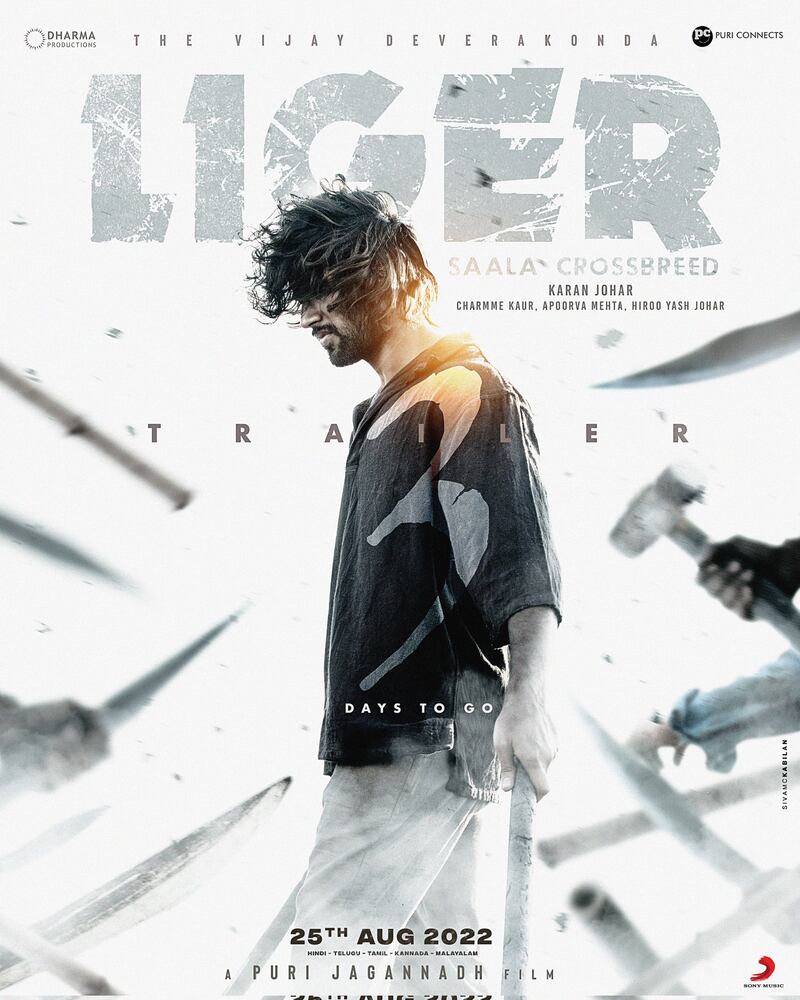 Vijay d liger new poster