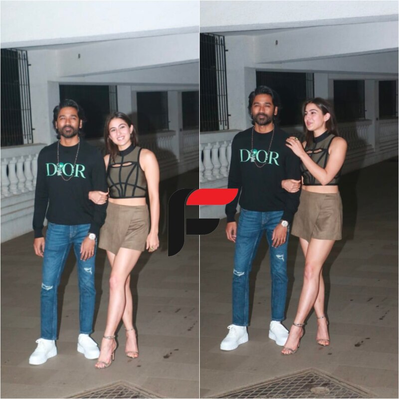 Dhanush sara ali khan video viral