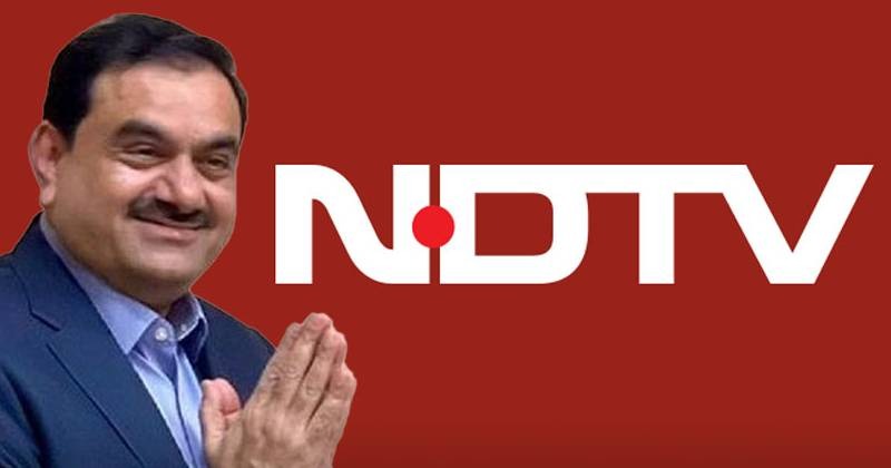Adani group buys stake in ndtv news company