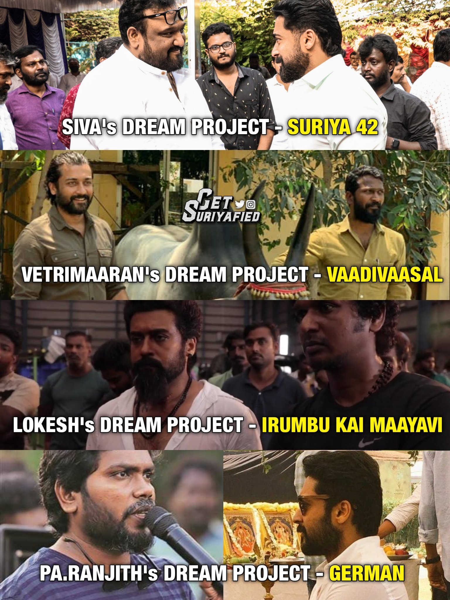 Tamil cinema directors dream project