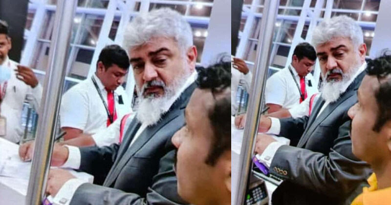 Ajith stares at the fan video viral