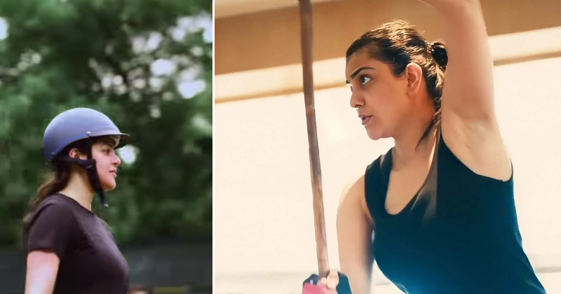 Kajal latest workout video viral indian 2
