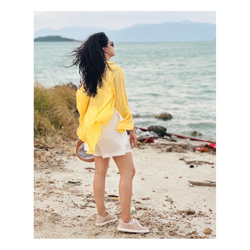 Keerthy latest from vacation