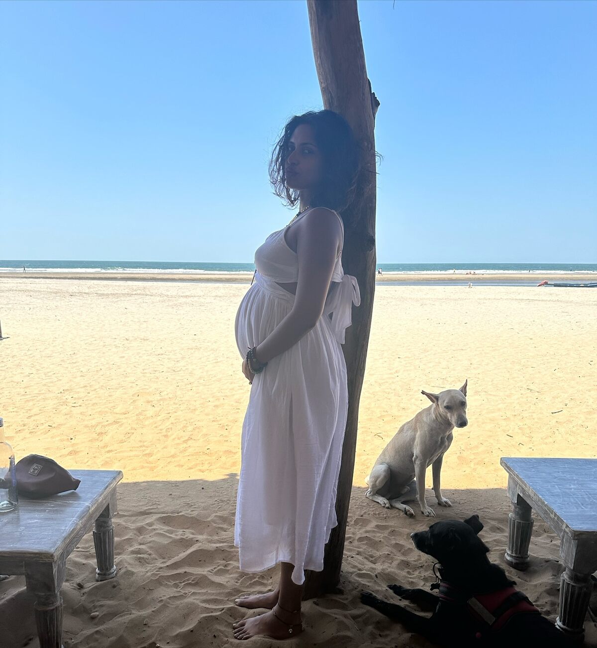 Amala paul at beach clicks viral