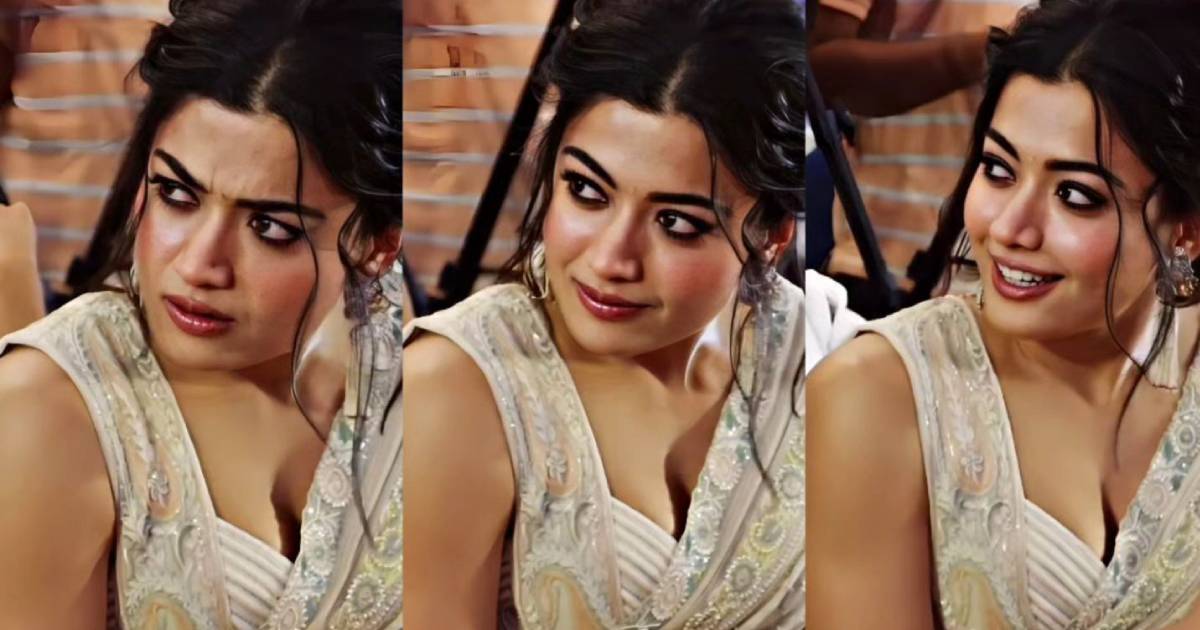 Rashmika mandanna in suit hot dress