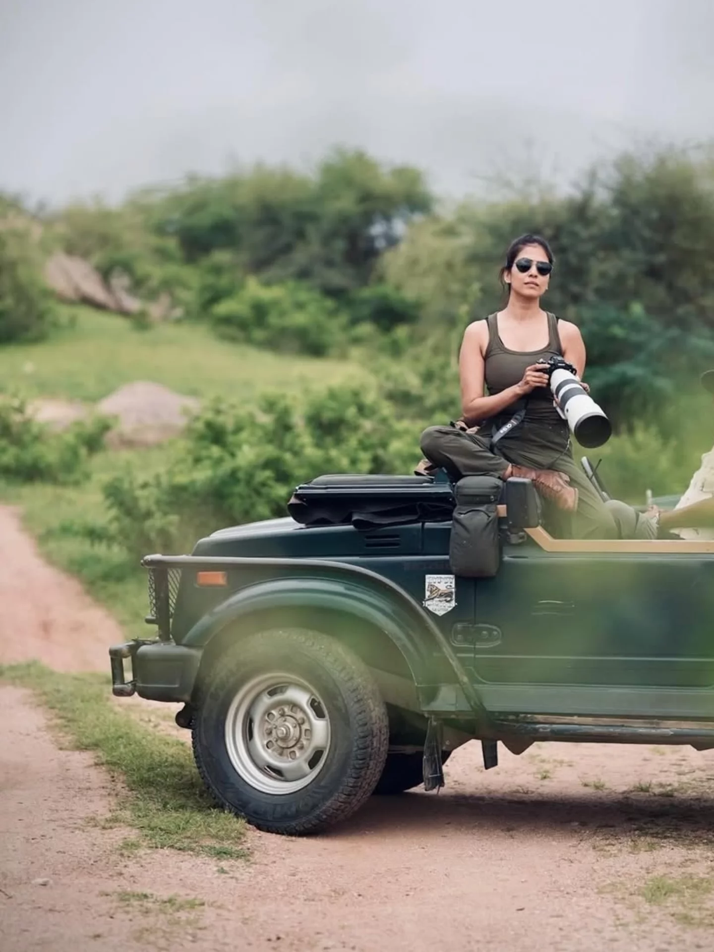Malavika mohanan latest clicks forest photography