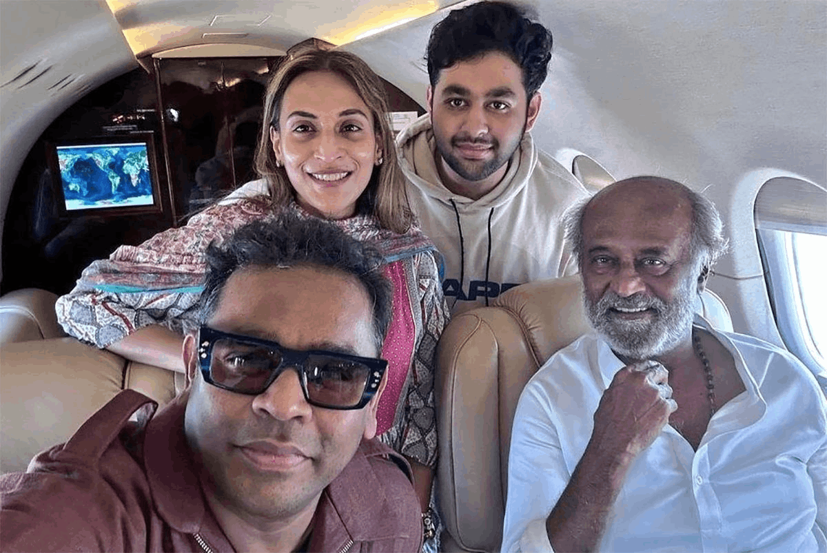 Rajinikanth flight in coolie