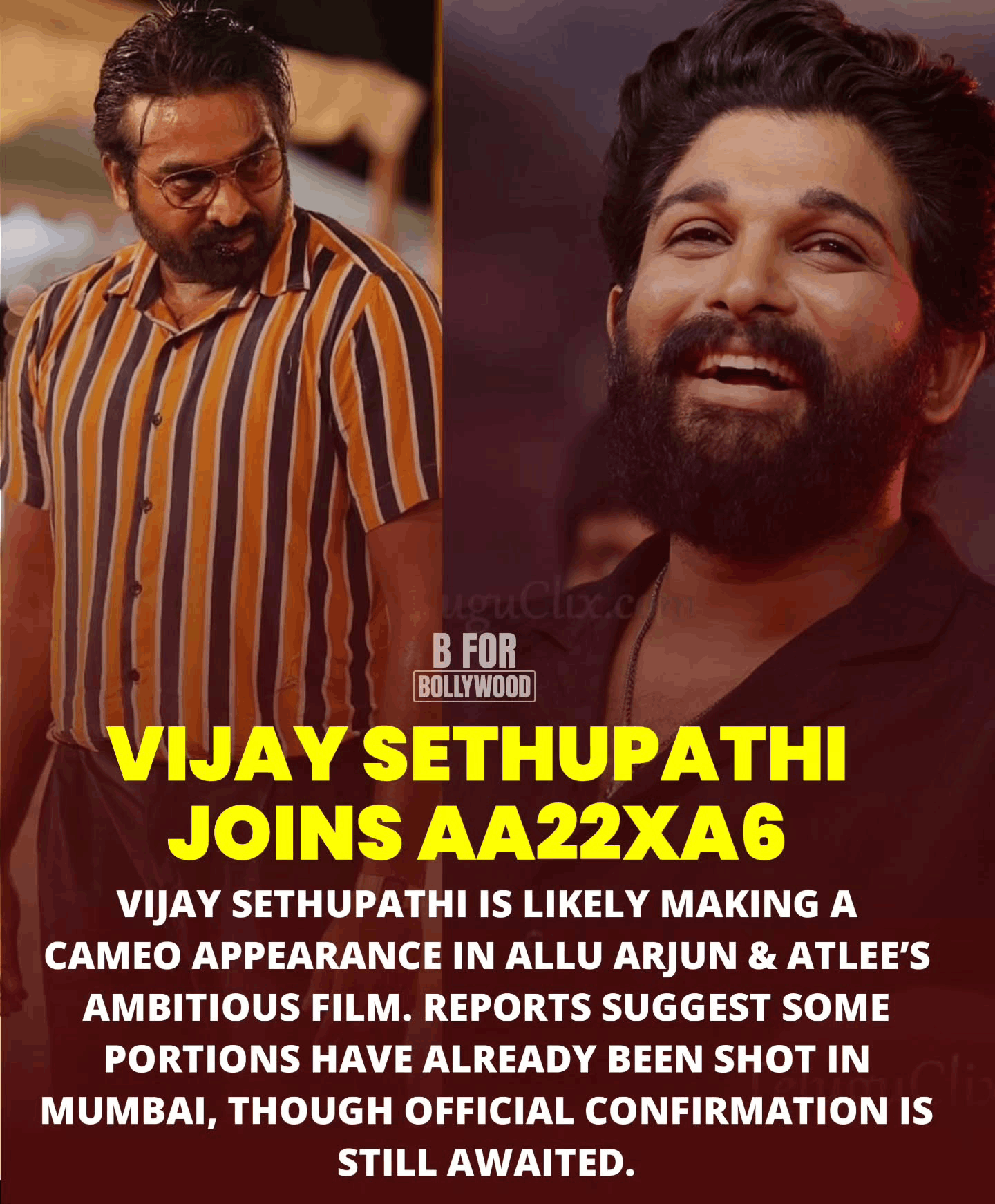 Vijaysethupathi alluarjun join hands