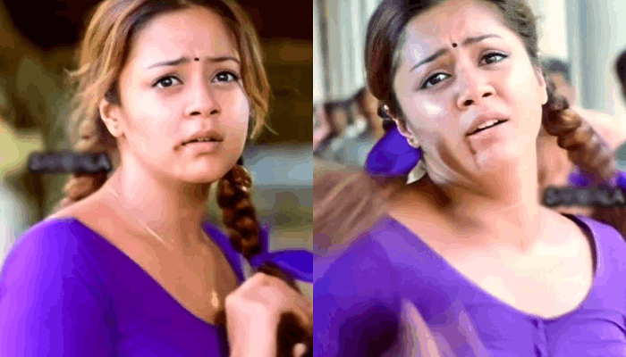 Jyothika in her pool video