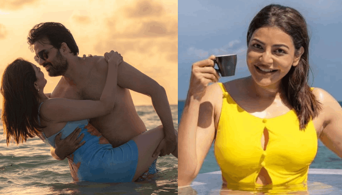 Kajalagarwal in maldives click