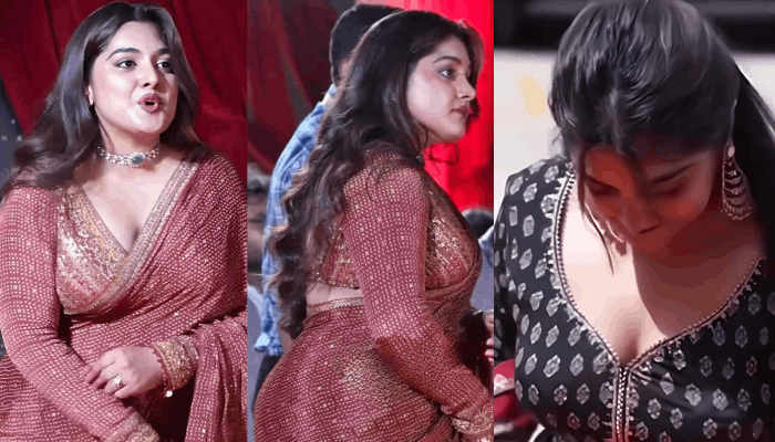 Nivetha thomas in onam saree look