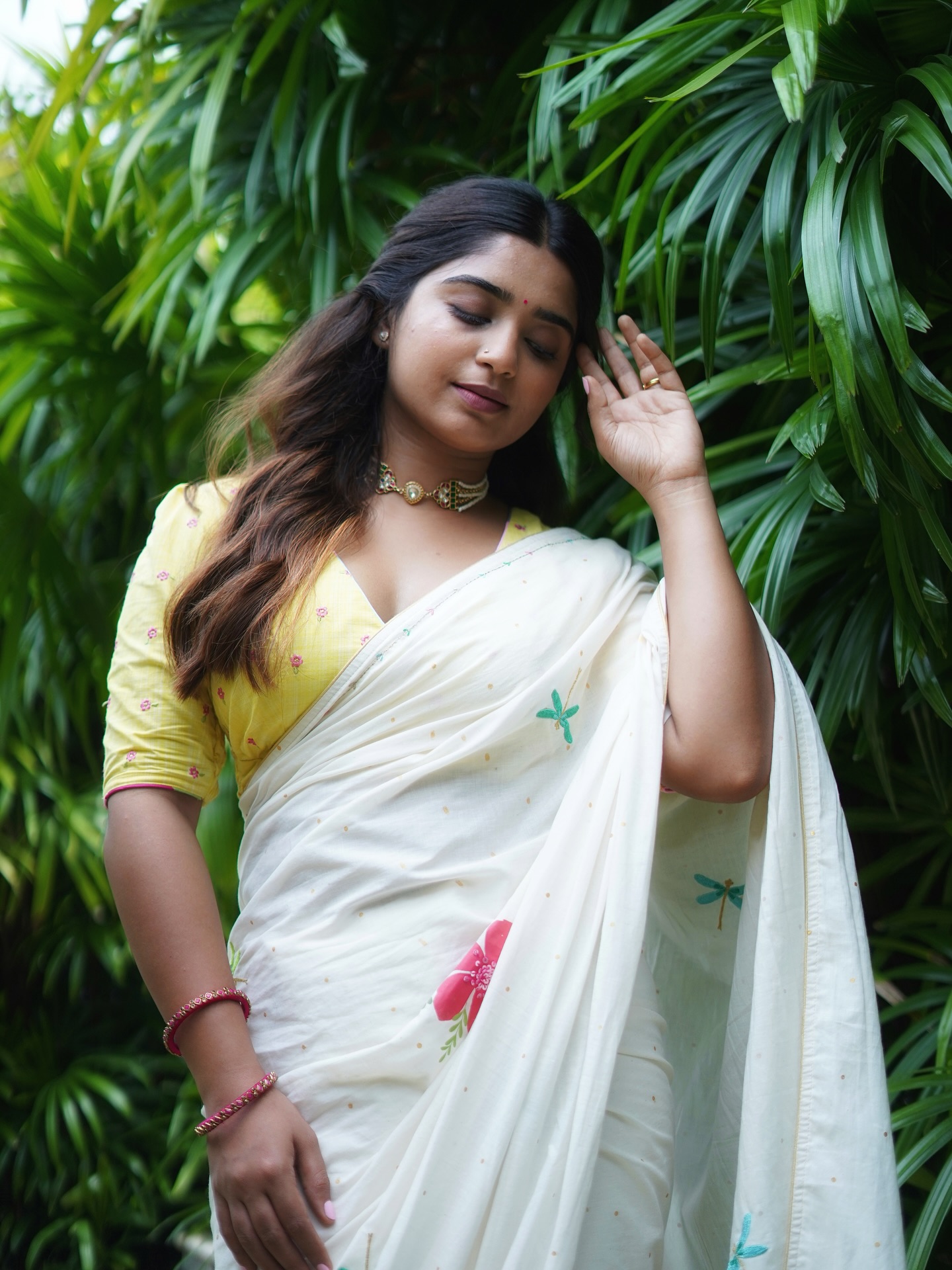 Gourig krishna in saree vedio viral