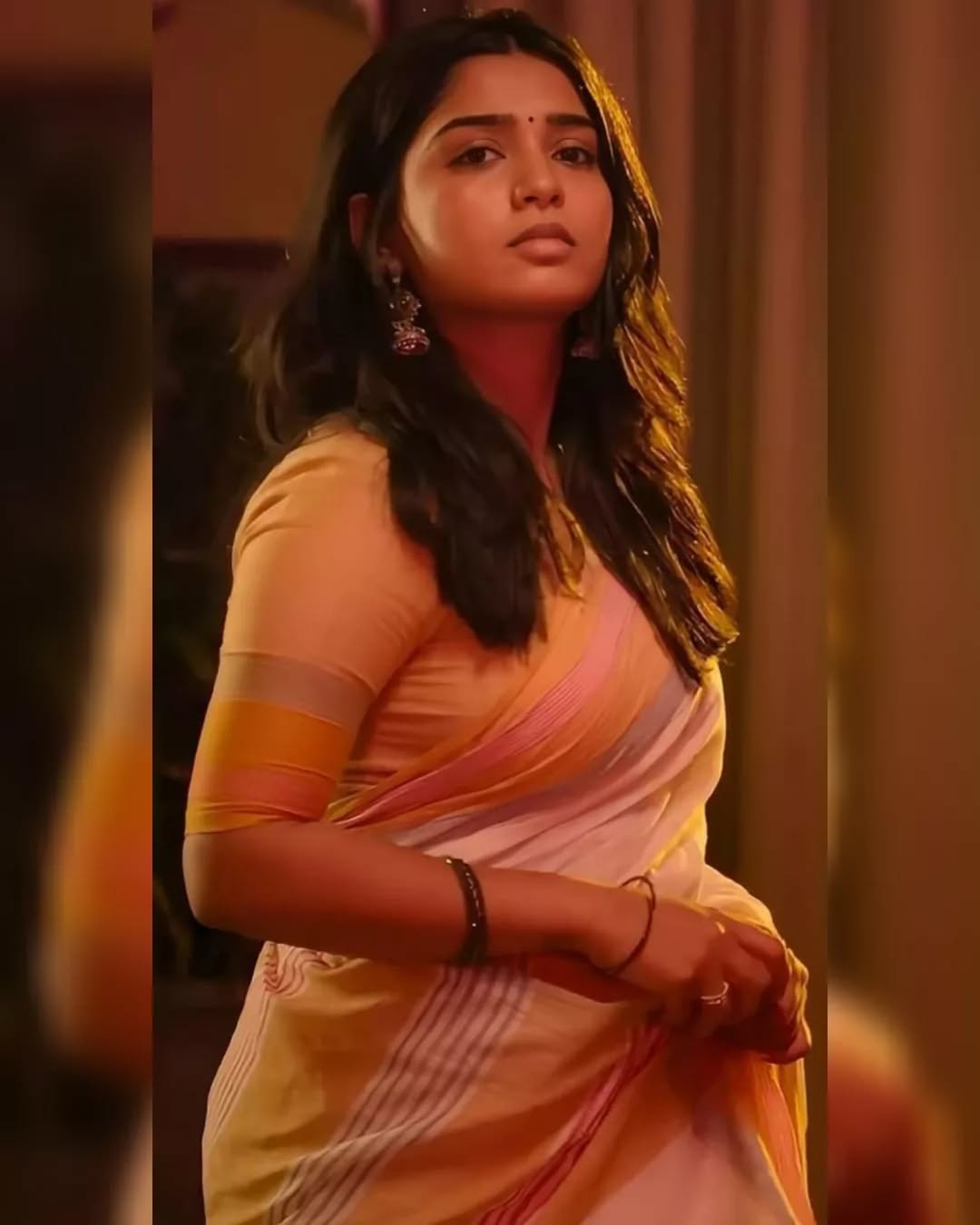 Gourig krishna in saree vedio viral
