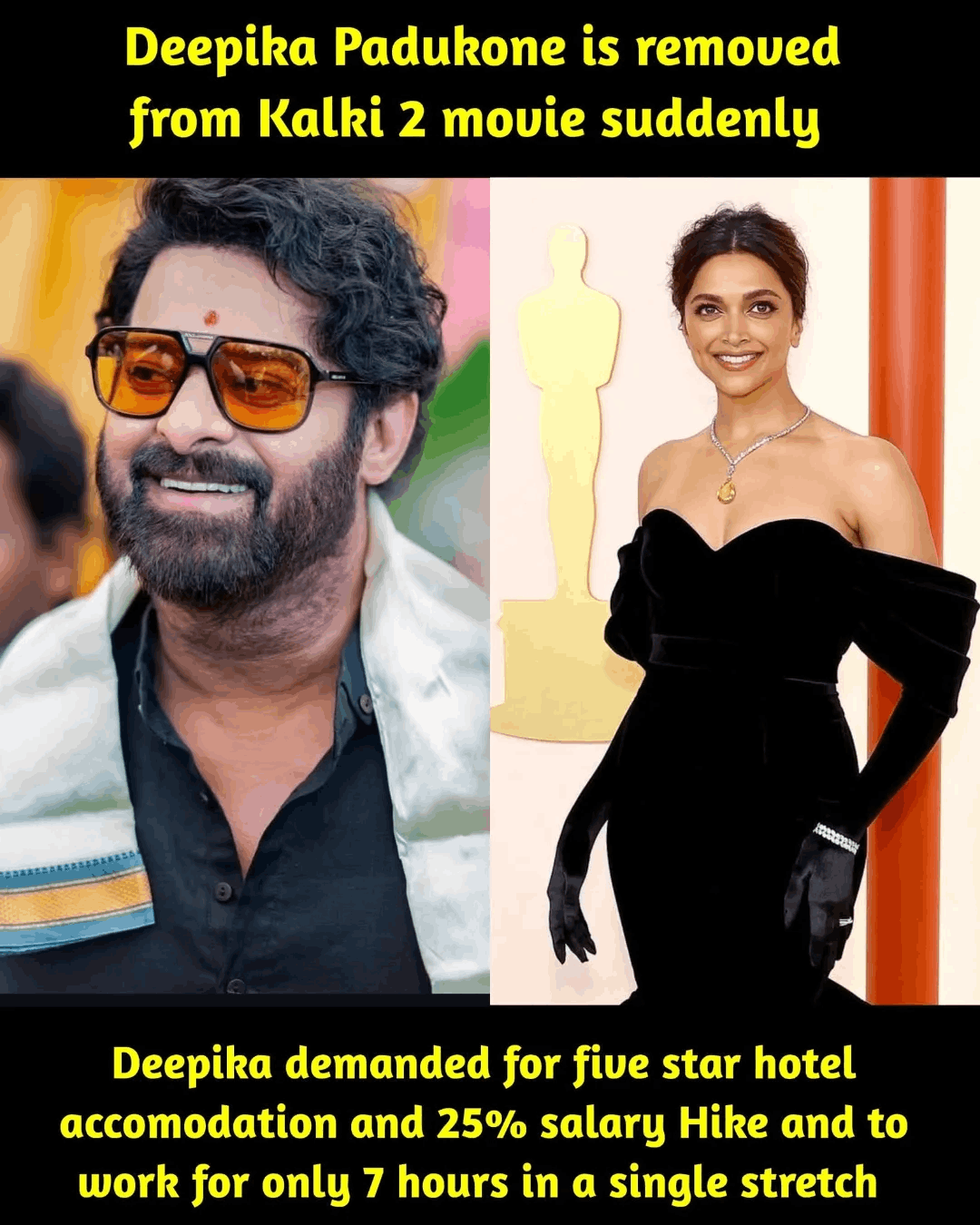 Deepika removed in kalki her deman