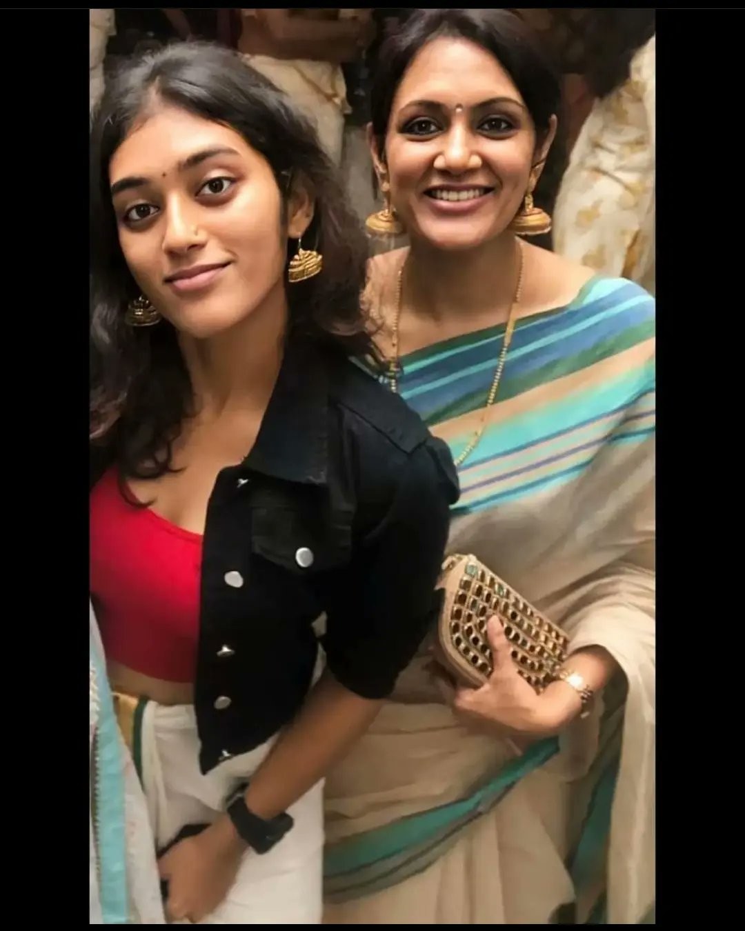 Niyathikadambi with her friends on pool video