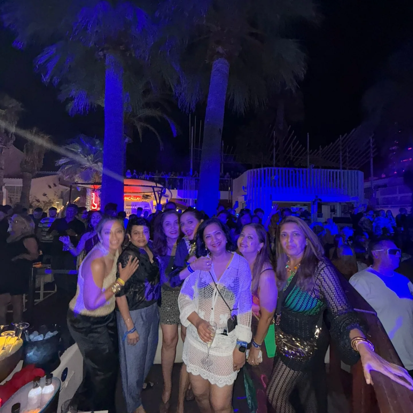 Ramyakrishnan in a party