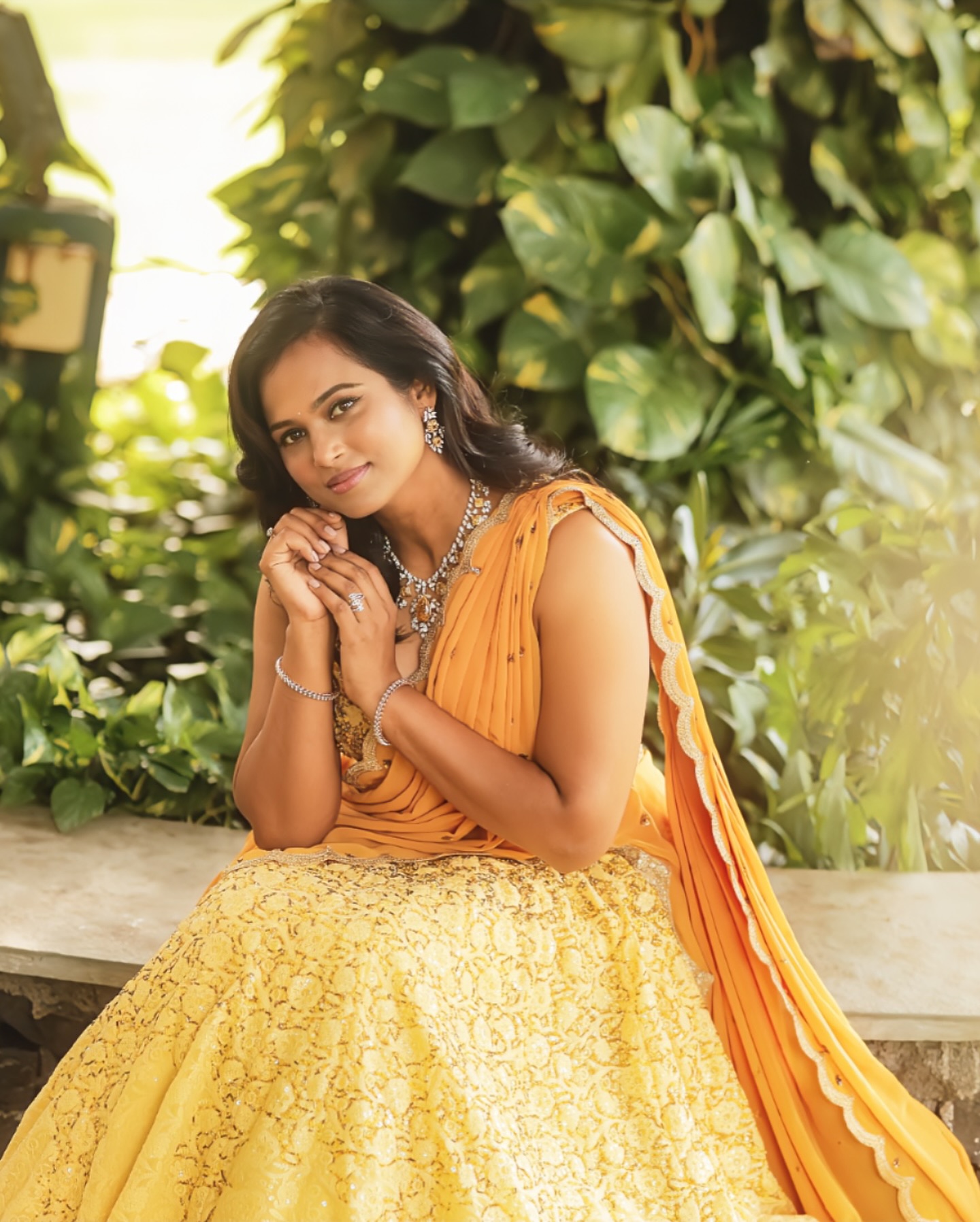 Ramya pandian in saree