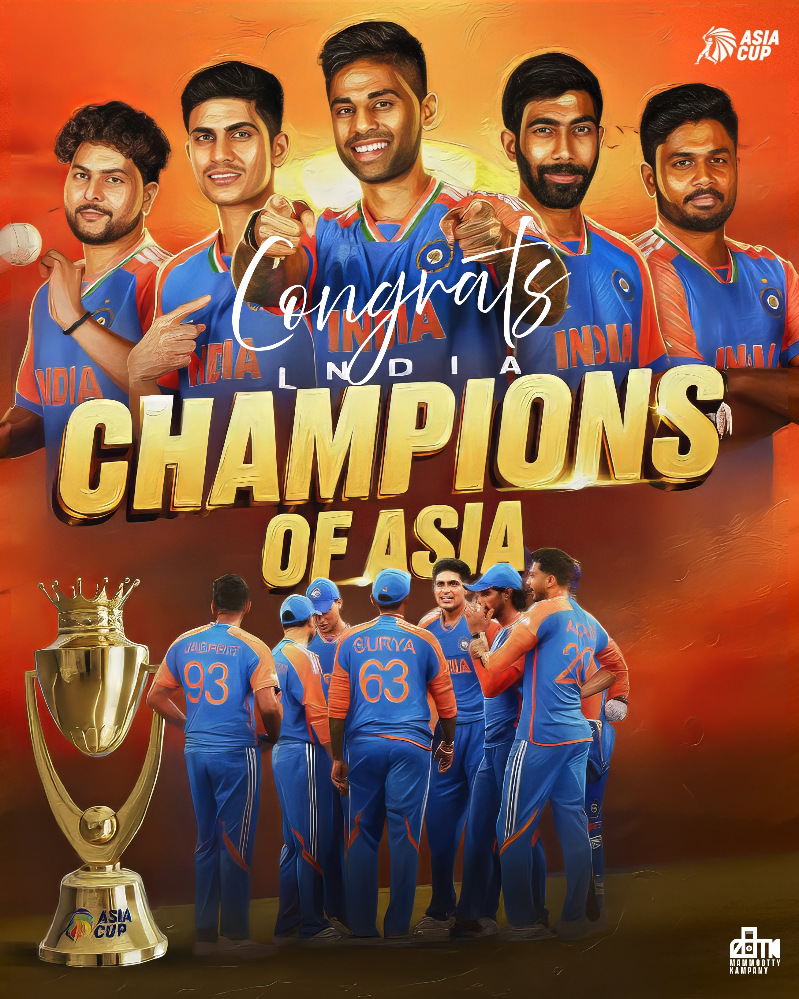 Asiacup celebration by team inida video
