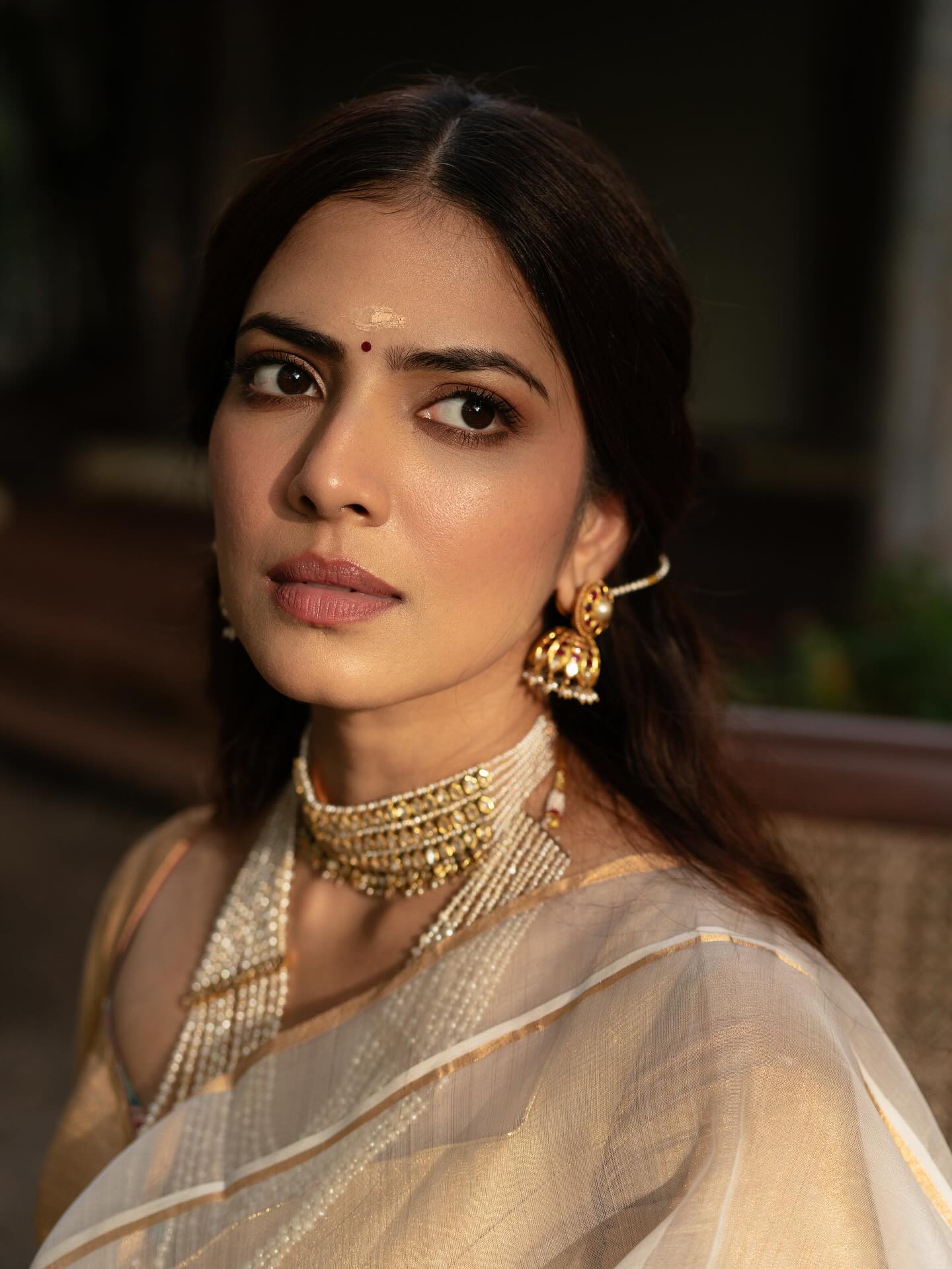 Malavika mohanan in transparent saree event video