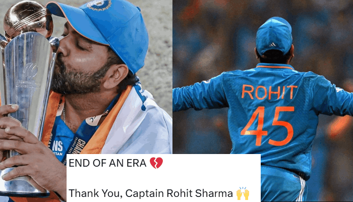 Rohit sharma removed new captain australia series